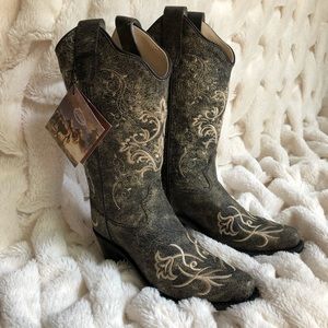 Old West Children’s Western Leather Boot